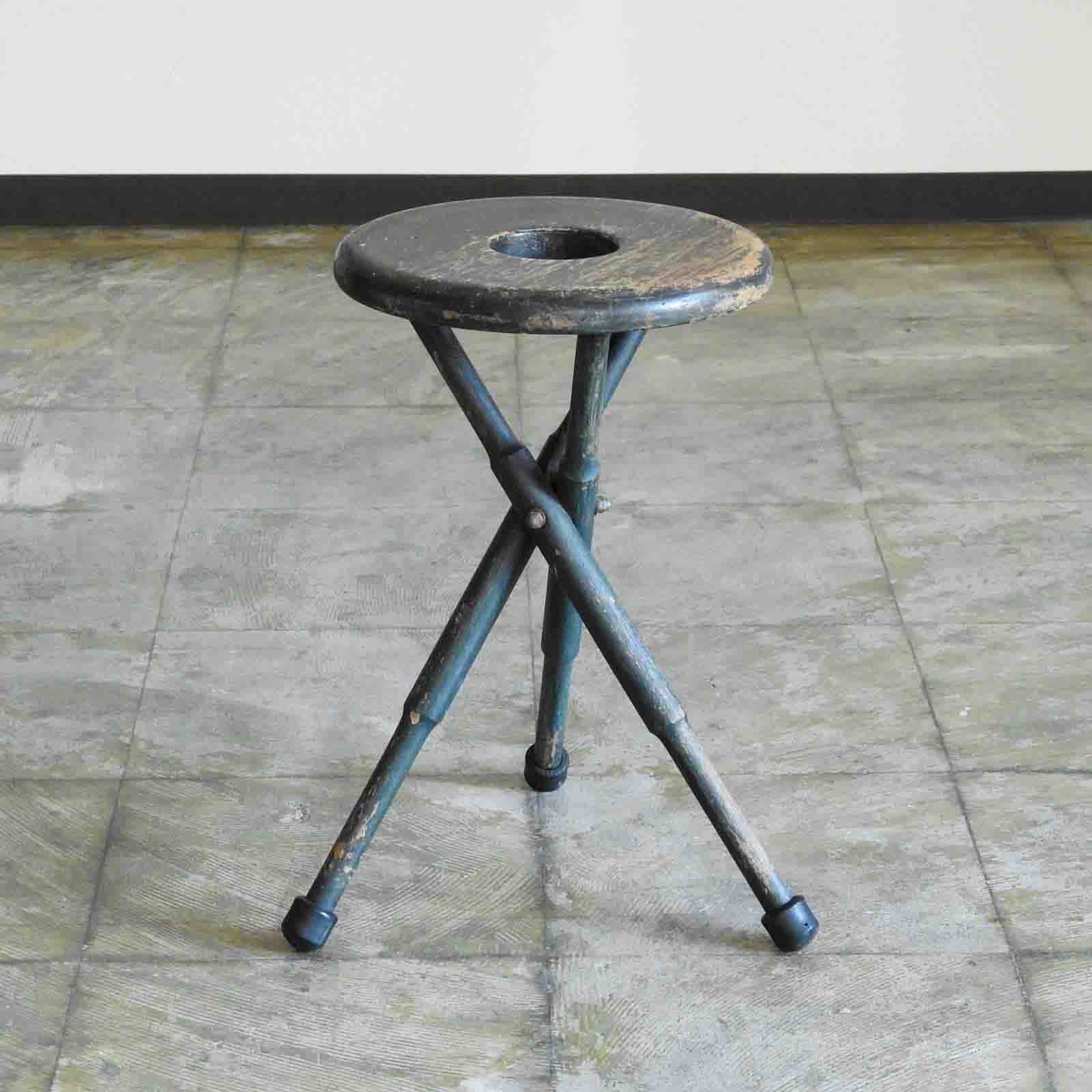 古家具　60’s ヴィンテージ ドーナッツ　スツール　丸イス VINTAGE ヴィンテージ 木製 丸椅子 リング スツール ウッド