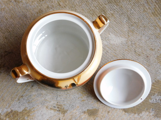 オールド ノリタケ M-JAPAN印 ハンドペイント シュガーポット・ミルク